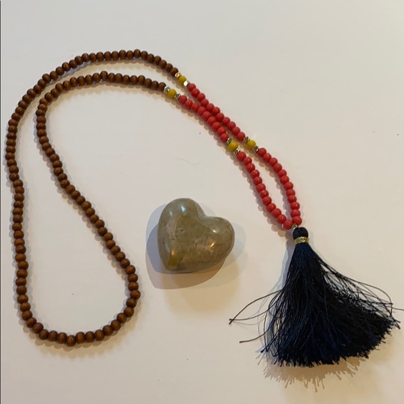 Prayer bead necklace with tassel 💕3 for $20💕 - Picture 1 of 3